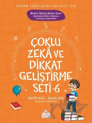 Çoklu Zeka ve Dikkat Geliştirme Seti - 6 – Başar Ataç, Halime Ataç – Nesil Çocuk Yayınları kitap kapağı