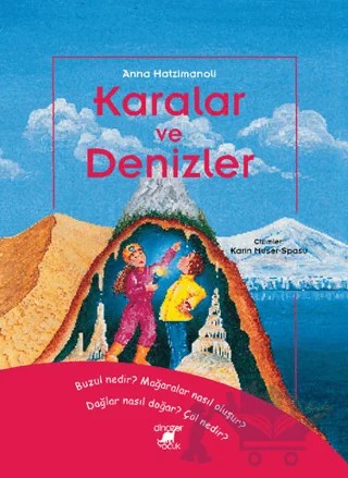 Karalar ve Denizler – Anna Hatzimanoli – Dinozor Çocuk kitap kapağı