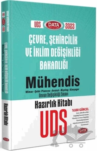 Çevre, Şehircilik ve İklim Bakanlığı Mühendis Unvan Değişikliği Sınavı Hazırlık Kitabı – Kolektif – Data Yayınları kitap kapağı