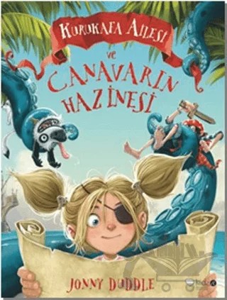 Kurukafa Ailesi ve Canavarın Hazinesi – Jonny Duddle – Redhouse Kidz Yayınları kitap kapağı
