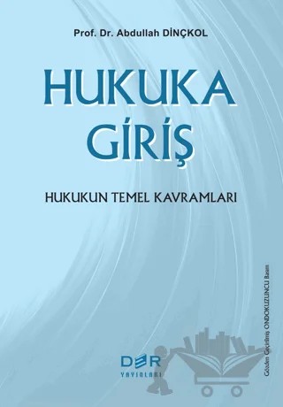 Hukuka Giriş – Abdullah Dinçkol – Der Yayınları kitap kapağı