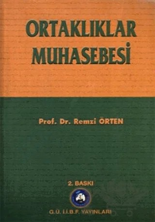 Ortaklıklar Muhasebesi – Remzi Örten – Gazi Kitabevi kitap kapağı