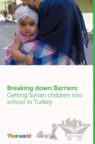 Breaking Down Barriers: Getting Syrian Children Into Schools in Turkey – Celile Eren Ökten, Dilruba Toklucu, Hande Özsarp, İpek Coşkun, Marwa Fouda, Mümine Barkçin, Nergis Dama, Shady Zahed – Seta Yayınları kitap kapağı