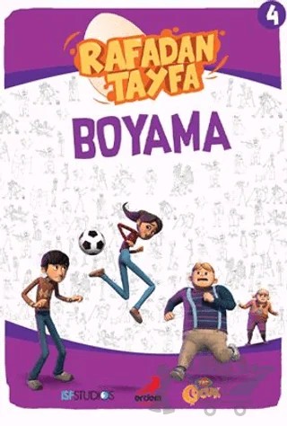 Boyama 4 - Rafadan Tayfa – Kolektif – Erdem Çocuk kitap kapağı
