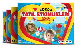 Adeda Tatil Etkinlikleri Kitabı 1. Sınıf – Osman Abalı – Adeda Yayınları kitap kapağı