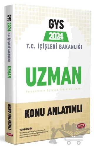 T.C. İçişleri Bakanlığı Uzman GYS Konu Anlatımlı – Kolektif – Data Yayınları kitap kapağı