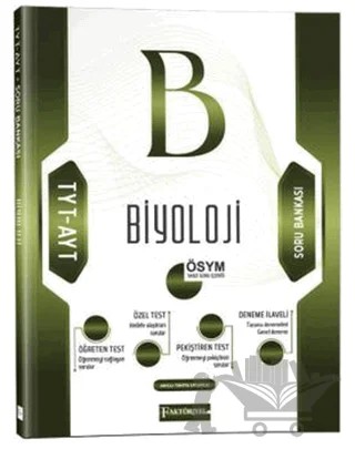 TYT AYT Biyoloji Soru Bankası – Kolektif – Faktöriyel Yayınları kitap kapağı