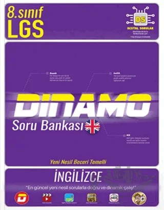 8. Sınıf İngilizce Dinamo Soru Bankası – Kolektif – Tonguç Akademi kitap kapağı