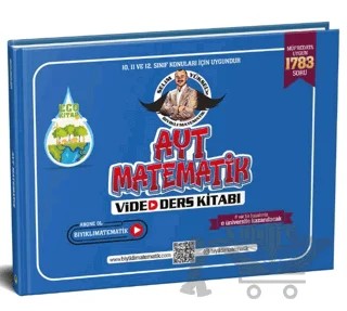 AYT Matematik Video Ders Kitabı – Selim Yüksel – Bıyıklı Matematik kitap kapağı
