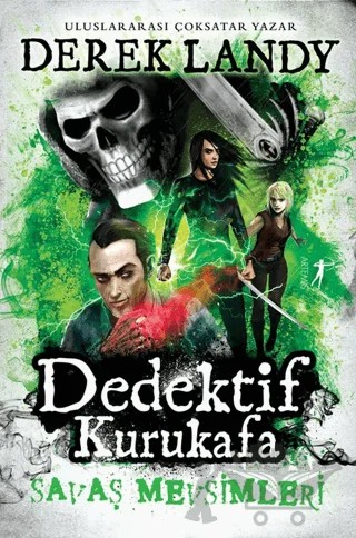 Dedektif Kurukafa 13 Savaş Mevsimleri – Derek Landy – Artemis Yayınları kitap kapağı