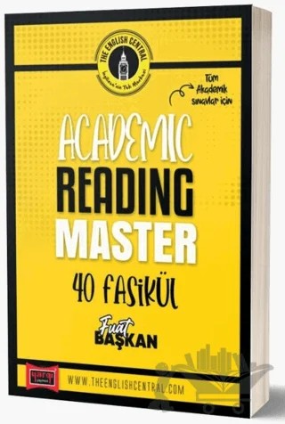 Yargı Yayınları Tüm Akademik İngilizce Sınavları İçin Academic Reading Master 40 Fasikül – Fuat Başkan – Yargı Yayınevi kitap kapağı
