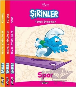 Şirinler Temalı Aktiviteler Seti (3 Kitap Takım) – Kolektif – Pogo Çocuk kitap kapağı