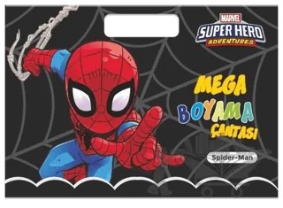 Spiderman Mega Boyama Çantası – Kolektif – Beta Kids kitap kapağı