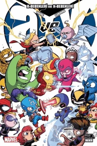 A-Bebekleri ve X-Bebekleri – Skottie Young – Marmara Çizgi kitap kapağı