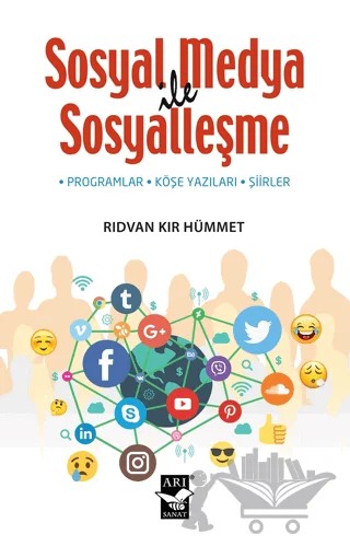 Sosyal Medya ile Sosyalleşme – Rıdvan Kır Hümmet – Arı Sanat Yayınevi kitap kapağı