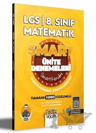 2022 LGS 8. Sınıf Smart Matematik Deneme Sınavları – Serdar Sanar – Benim Hocam Yayınları kitap kapağı
