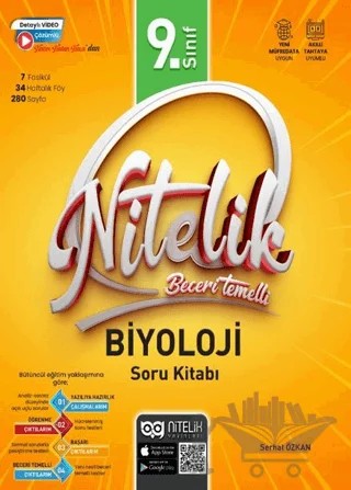 9. Sınıf Beceri Temelli Biyoloji Soru Kitabı – Serhat Özkan – Nitelik Yayınları kitap kapağı