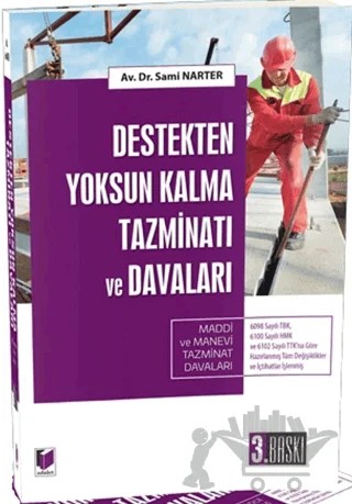 Destekten Yoksun Kalma Tazminatı ve Davaları – Sami Narter – Adalet Yayınevi kitap kapağı
