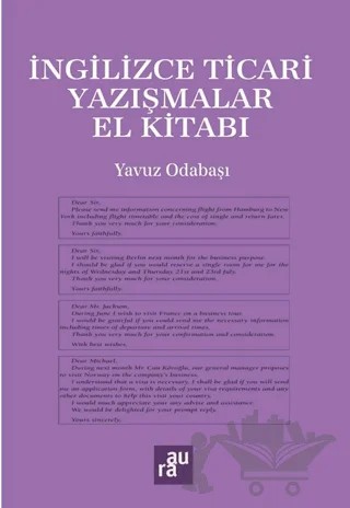 İngilizce Ticari Yazışmalar El Kitabı – Yavuz Odabaşı – Agora Kitaplığı kitap kapağı
