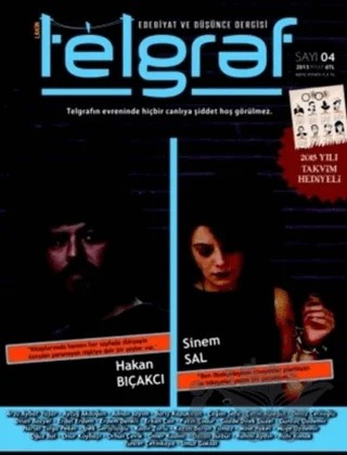 Telgraf Edebiyat ve Düşünce Dergisi Sayı: 4 – Lakin Yayınları kitap kapağı