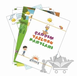 Çarpım Tablosu Kartları – Kolektif – Güneş Yayın Dağıtım kitap kapağı