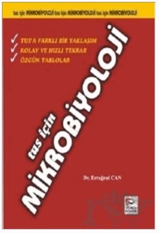 TUS İçin Mikrobiyoloji – Ertuğrul Can – Pelikan Tıp Teknik Yayıncılık kitap kapağı