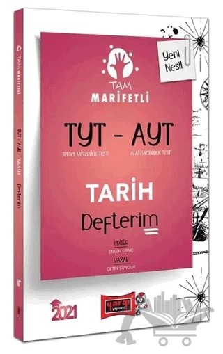 TYT AYT Tam Marifetli Tarih Defterim – Çetin Sungur – Yargı Yayınevi kitap kapağı