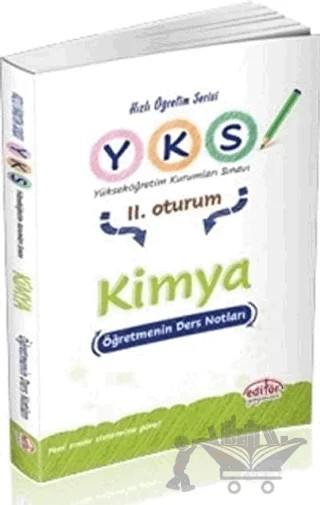 YKS 1. ve 2. Oturum Kimya Öğretmenin Ders Notları – Betül Sadak – Editör Yayınevi kitap kapağı