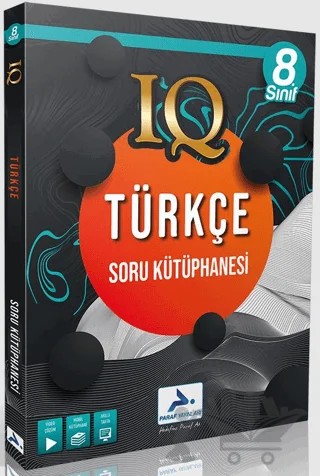 8. Sınıf IQ Türkçe Soru Kütüphanesi – Kolektif – Paraf Yayınları kitap kapağı