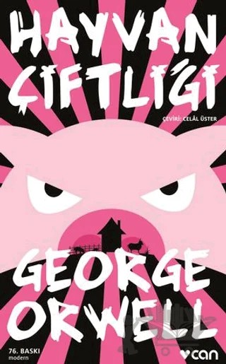 Hayvan Çiftliği – George Orwell – Can Yayınları kitap kapağı