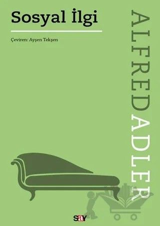 Sosyal İlgi – Alfred Adler – Say Yayınları kitap kapağı