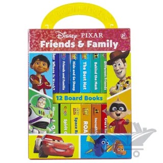 Disney: Pixar Friends And Family My First Library 12 Book Set- Toy Story, Cars, Coco, and more! – Kolektif – Pi Kids kitap kapağı