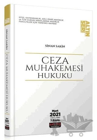 Ceza Muhakemesi Hukuku Altın Seri – Sinan Sakin – Savaş Yayınevi kitap kapağı