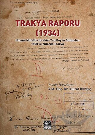 Umumi Müfettiş İbrahim Tali Bey'in Gözünden 1930'lu Yıllarda Türkiye