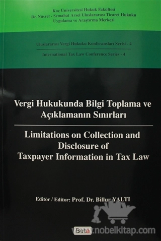 Uluslararası Vergi Hukuku Konferansları Serisi 4 - International Tax Law Conference Series 4