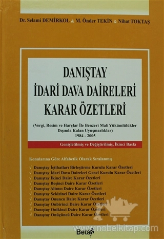 Vergi, Resim ve Harçlar İle Benzeri Mali Yükümlülükler Dışında Kalan Uyuşmazlıklar