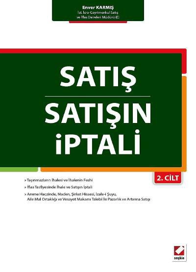 Satış – Satışın İptali &#40;2 Cilt&#41;