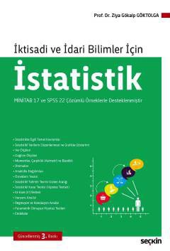 İktisadi ve İdari Bilimler İçinİstatistik MİNİTAB 17 ve SPSS 22 Çözümlü Örneklerle Desteklenmiştir