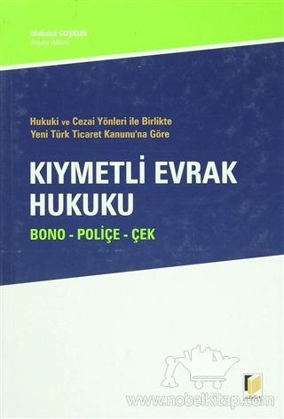 Bono - Poliçe - Çek