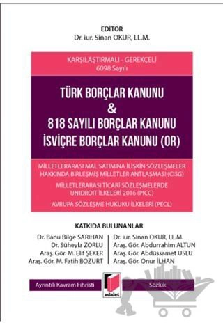 Karşılaştırmalı - Gerekçeli 6098 Sayılı