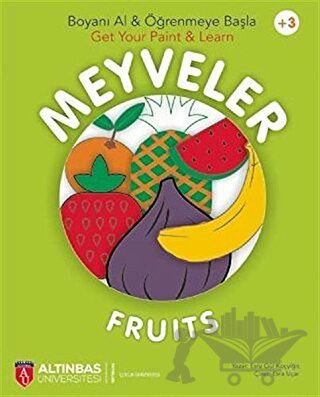 MEYVELER - FRUITS / Boyanı Al & Öğrenmeye Başla - Get Your Paint & Learn (+3)