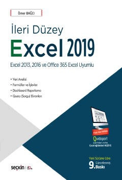 Excel 2013, 2016 ve Office 365 Excel Uyumluİleri Düzey Excel 2019 Veri Analizi – Formüller ve İşlevler Dashboard Raporlama – Query (Sorgu) Ekranları