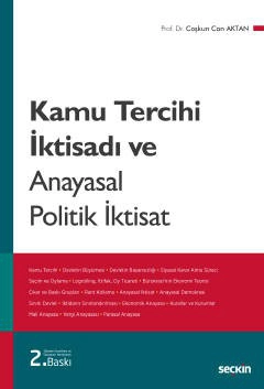 Kamu Tercihi İktisadı ve Anayasal Politik İktisat