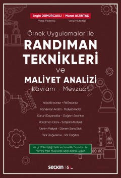 Örnek Uygulamalar ileRandıman Teknikleri ve Maliyet Analizi Kavram – Mevzuat