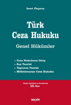 Türk Ceza Hukuku Genel Hükümler