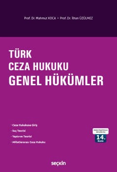 Türk Ceza Hukuku Genel Hükümler