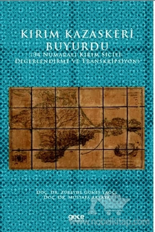 34 Numaralı Kırım Sicili - Değerlendirme ve Transkripsiyon