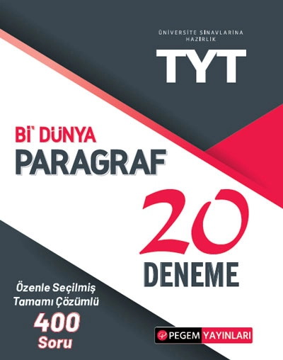 TYT Bi Dünya Paragraf 20 Deneme