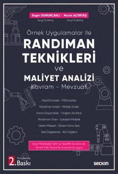 Örnek Uygulamalar ileRandıman Teknikleri ve Maliyet Analizi Kavram – Mevzuat