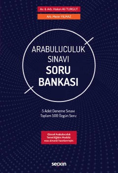 Arabuluculuk Sınavı Soru Bankası 5 Adet Deneme Sınavı–Toplam 500 Özgün Soru